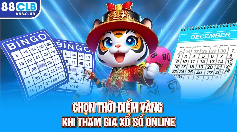 Chọn thời điểm vàng khi tham gia xổ số online